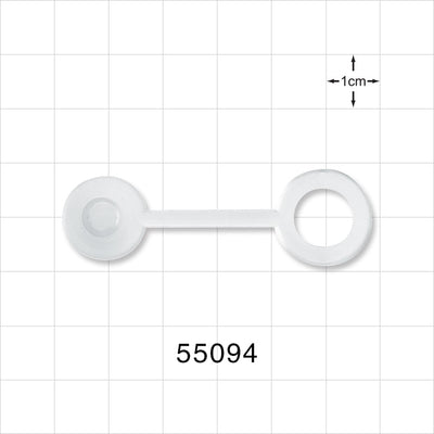 Temperature Sensor Port Plug w/Strap - 0.416 inch ID Application Loop (10.6 mm) - 55094