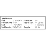 Drive Steel Drop-Arm Commodes
