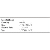 Bariatric Bath Seat with Brace