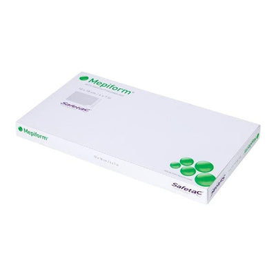Molnlycke Healthcare Mepiform Silicone Gel Scar Dressing 4x7" Sterile Sheet Thin, 7 BX/CA - 293499