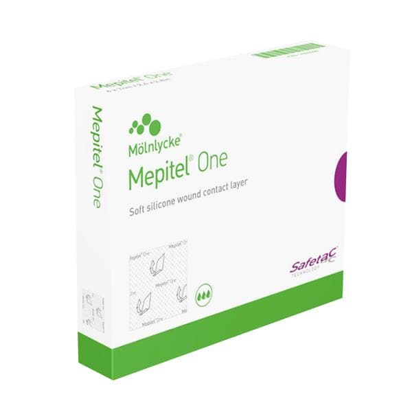 Molnlycke Health Care Mepitel One Silicone/Polyurethane Net Wound Dressing 3x4" Sterile NAdhr Abs, 4 BX/CA - 289300