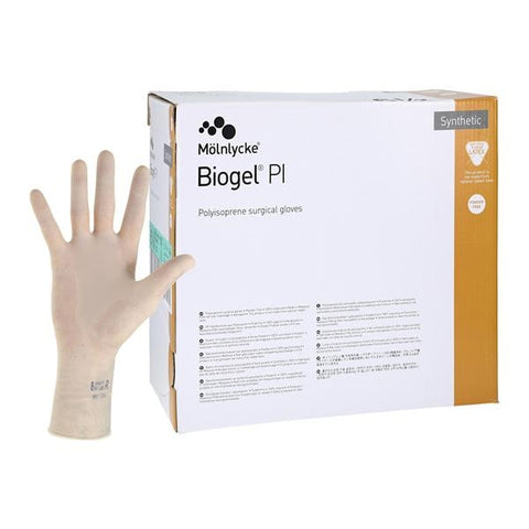 Molnlycke Healthcare -Biogel Polyisoprene Surgical Gloves 6.5 Straw, 4 BX/CA 40865