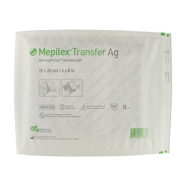 Molnlycke Health Care Mepilex Gauze Gauze Dressing White, 5 BX/CA - 394890
