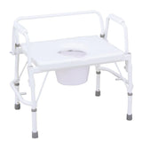 Bariatric All-in-One Drop Arm Commode