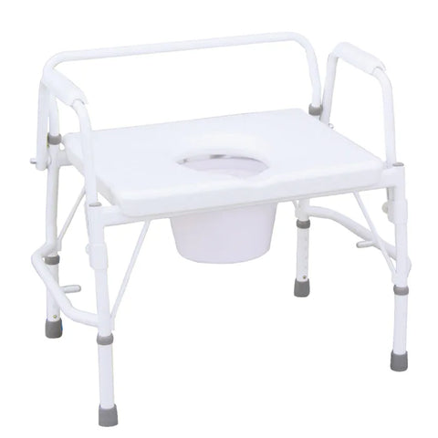 Bariatric All-in-One Drop Arm Commode