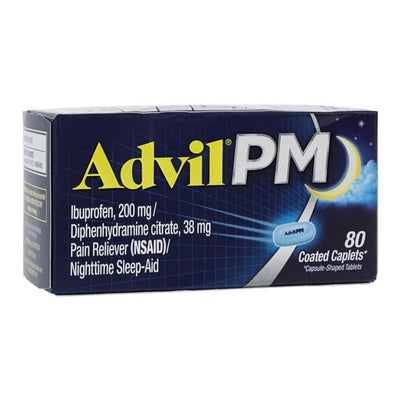 Haleon Company Advil PM Sleep Aid Caplets 200/38mg 80/Bottle, 36 BT/CA - F00573016440M