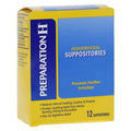 Haleon Company Preparation-H Hemorrhoidal Suppository 88.44/0.25% 12/Box, 72 BX/CA - 60000000137801