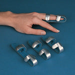 Rolyan Baseball Splint - Medium, 12 Aluminum Padded Splints