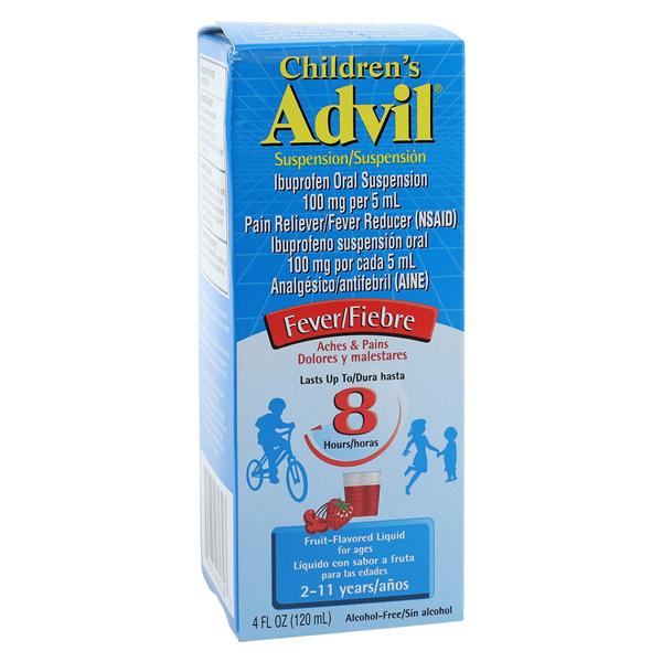 Haleon Company Advil Children NSAID Suspension 100mg/5mL Fruit 4oz/Bottle, 36 EA/CA - F00573017030F