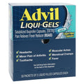 Haleon Company Advil NSAID Liquid Gel Capsules 200mg 50x2/Box, 24 BX/CA - F00573016902X