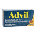 Haleon Company Advil NSAID Caplets 200mg 100/Bottle, 36 BT/CA - 00573016040