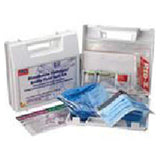 Acme United Corporation -First Aid Only Bodily Fluid Spill Kit Non-Sterile Plastic With Biohazard Bags/Scoop/Guide/Antiseptic Towelettes Each, 10 EA/CA 214-U/FAO