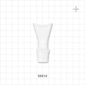 Mouthpiece, White - Fits 22 mm ID Connection - 56012