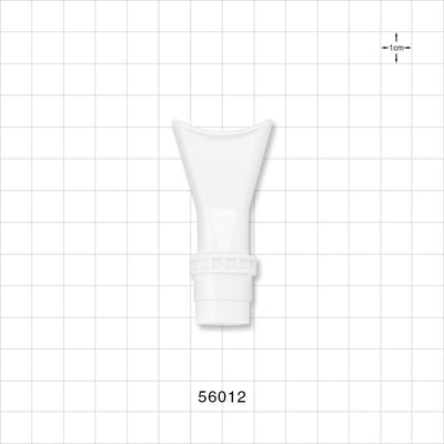 Mouthpiece, White - Fits 22 mm ID Connection - 56012