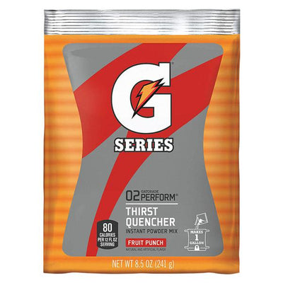 Quaker Oats Company Gatorade Sports Beverage Fruit Punch 8.5oz Packet 40/Case - 03808