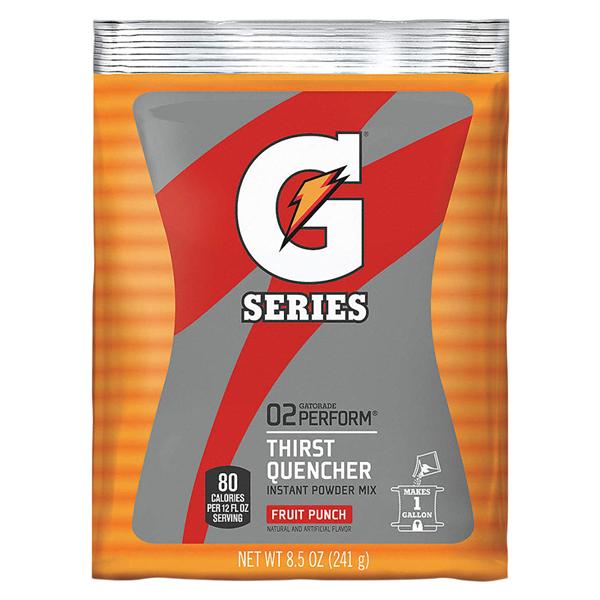 Quaker Oats Company Gatorade Sports Beverage Fruit Punch 8.5oz Packet 40/Case - 03808