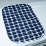CareFor Green Plaid Deluxe Designer Print Reusable Underpads (Size - 32" x 36")