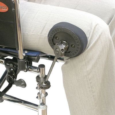 Multi-Axis Knee Pad/Adductor Assembly