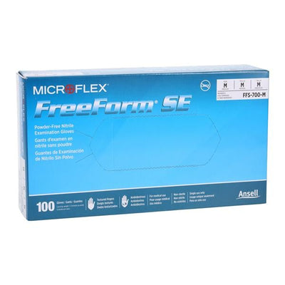 Microflex Inc -MICROFLEX FreeForm SE Nitrile Exam Gloves Medium Standard Blue Non-Sterile Not Chemo Approved, 10 BX/CA FFS-700-M