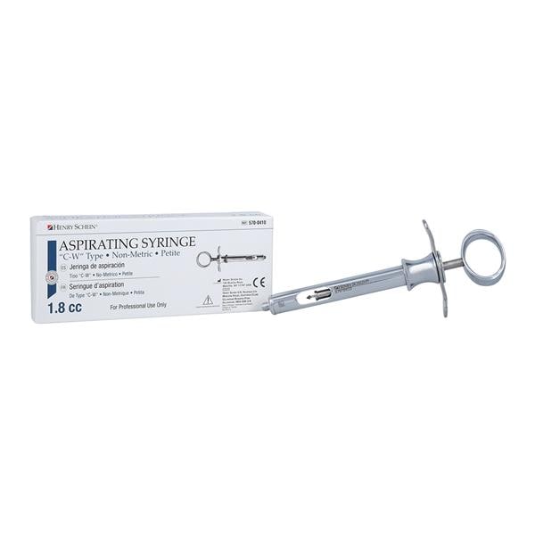 Henry Schein Inc. HSI Aspirating Syringe C-W Type Petite Each - 570-0410