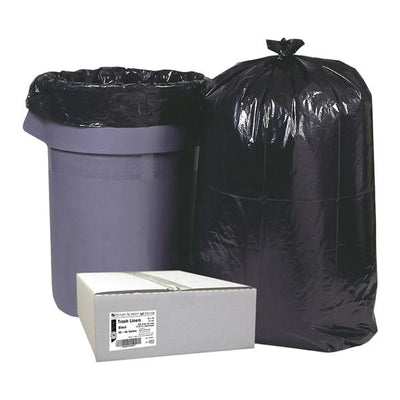 Henry Schein Inc. Can Liner Black 40-45 Gallons 40x46" 250/Case - 5701338