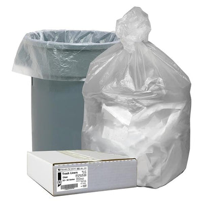 Henry Schein Inc. Bag Trash High Density 10mic Henry Schein 30x37" Natural 250/Case - 5701341