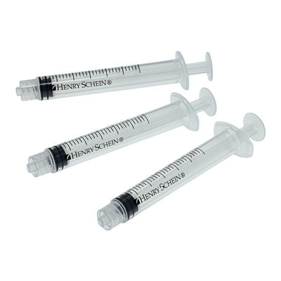 Henry Schein Inc. -HSI Irrigation Syringe Luer Lock 3 cc Non Sterile 100/Box, 12 BX/CA 5701400