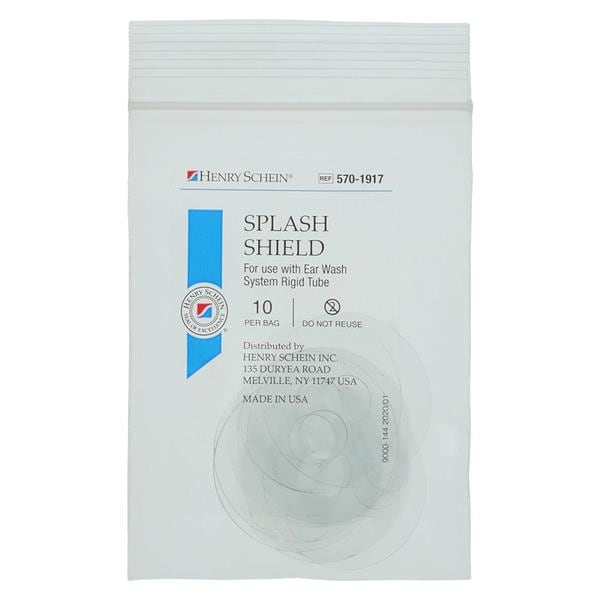 Henry Schein Inc. Ear Washer Splash Shield f/Rigid Tube 10/Bg, 10 BG/CA - 5701917