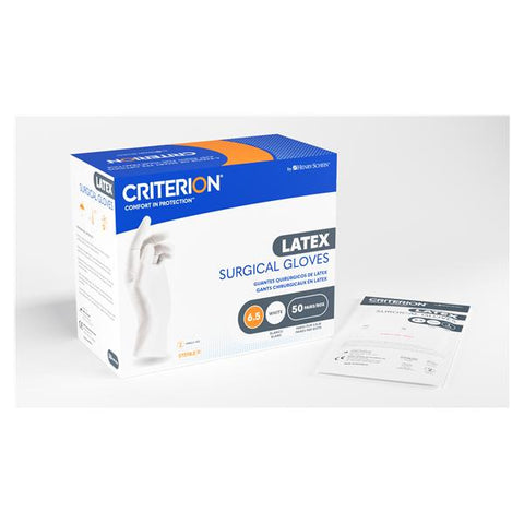 Henry Schein Inc. -Criterion Latex Surgical Gloves 7 Extended White Not Chemo Tested, 4 BX/CA 5702105