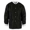 Henry Schein Inc. -Maxi-Gard Protective Jacket SMS Small Black Non Sterile Disposable 3 Pockets Snap Front Long Sleeves 10/Package, 5 PK/CA 5702288