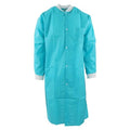 Henry Schein Inc. -Maxi-Gard Protective Lab Coat SMS X-Large Teal Non Sterile Disposable 3 Pockets Snap Front Long Sleeves 10/Package, 5 PK/CA 5702316