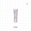 Flexible Suction Connector, Clear - Fits 16 FR OD Tubing (0.22 inch, 5.5 mm) - 57030