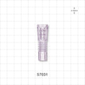Flexible Suction Connector, Clear - Fits 20 FR OD Tubing (0.27 inch, 6.8 mm) - 57031