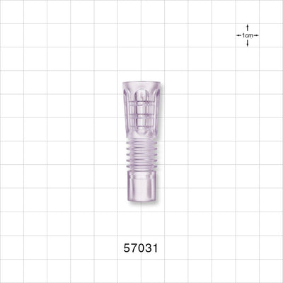 Flexible Suction Connector, Clear - Fits 20 FR OD Tubing (0.27 inch, 6.8 mm) - 57031