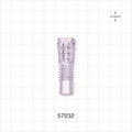 Flexible Suction Connector, Clear - Fits 24 - 25 FR OD Tubing (0.315 - 0.335 inch, 8mm - 8.5 mm) - 57032