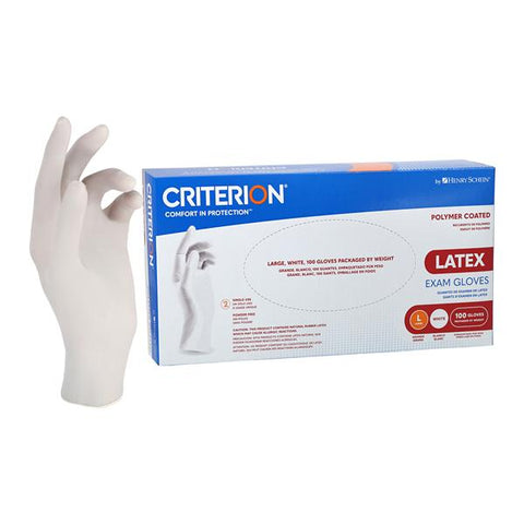 Henry Schein Inc. -Criterion PC Exam Gloves X-Small Natural Non-Sterile, 10 BX/CA 5703412