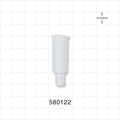 Suction Connector, White - Fits 12 FR OD Tubing (0.157 inch, 3.99 mm) - 580122