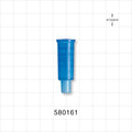 Suction Connector, Blue - Fits 16 FR OD Tubing (0.22 inch, 5.5 mm) - 580161