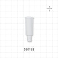 Suction Connector, White - Fits 18 FR OD Tubing (0.236 inch, 5.99 mm) - 580182