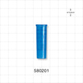 Suction Connector, Blue - Fits 20 FR OD Tubing (0.27 inch, 6.8 mm) - 580201