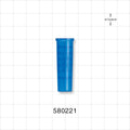 Suction Connector, Blue - Fits 22 FR OD Tubing (0.288 inch, 7.3 mm) - 580221