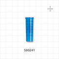 Suction Connector, Blue - Fits 24 FR OD Tubing (0.315 inch, 8 mm) - 580241