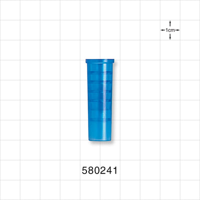 Suction Connector, Blue - Fits 24 FR OD Tubing (0.315 inch, 8 mm) - 580241