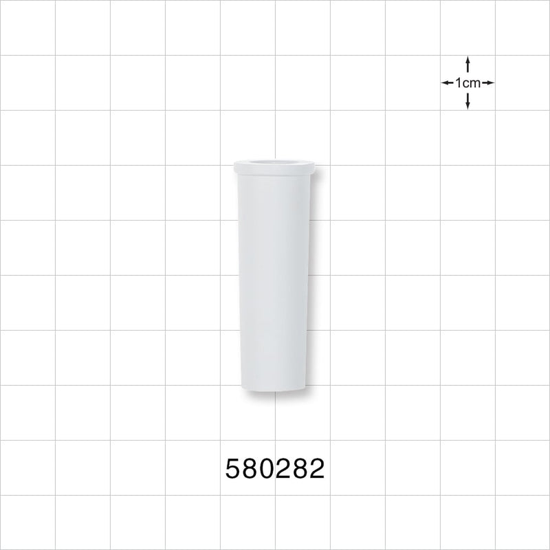 Suction Connector, White - Fits 28 FR OD Tubing (0.367 inch, 9.3 mm) - 580282