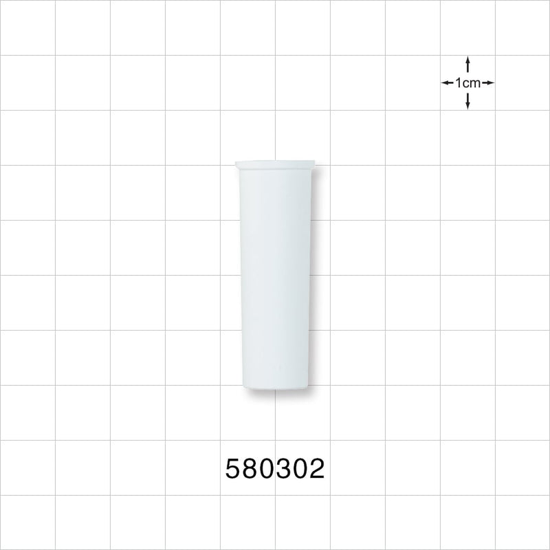 Suction Connector, White - Fits 30 FR OD Tubing (0.393 inch, 10 mm) - 580302