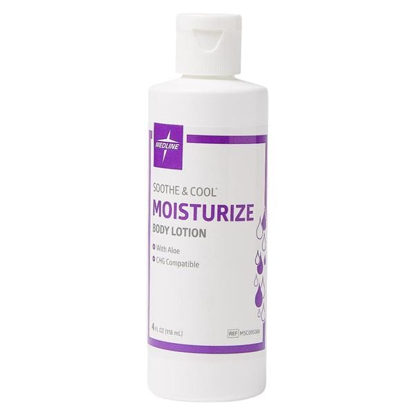 Medline Industries Inc Soothe & Cool Lotion Vitamin Enriched 4oz Non-Greasy Hand 48/Case - MSC095368