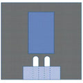 Medline Industries Inc -77x80" Sterile Surgical Drape Fenestrated DYNJP4007