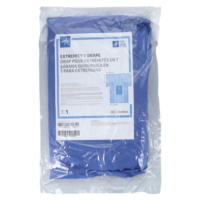 Medline Industries Inc 121x128x9" Sterile Surgical Drape 2-1/2" Fenestrated - DYNJP8003