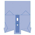 Medline Industries Inc 1x131" Sterile Surgical Drape 6x12" Fenestrated - DYNJP9004
