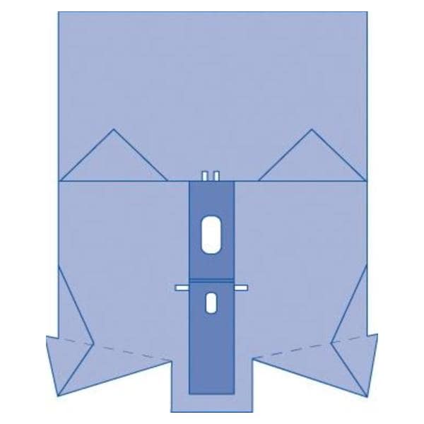 Medline Industries Inc 1x131" Sterile Surgical Drape 6x12" Fenestrated - DYNJP9004